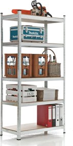 Estante para cargas pesadas 90 x 40 x 180 Prateado