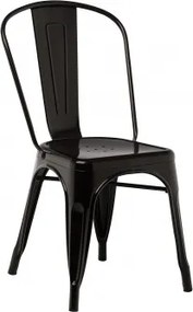 Pacote De 2 Cadeiras De Jantar Empilháveis Lix Preto - Sklum