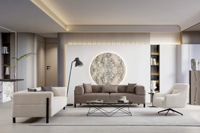 Sofá de 3 Lugares Gio – Branco – 225 cm x 93 cm x 75 cm