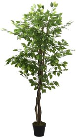 Figueira artificial 630 folhas 120 cm verde