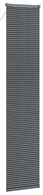 Persiana de Janela Cinzento-escuro 40 x 220 cm Alumínio