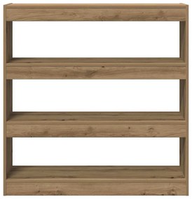Cabide de Livros/Divisor de Ambientes em Carvalho Artesanal - 100x30x1