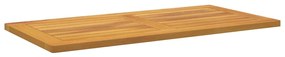 Tampo de Mesa 90x45x2,2 cm Retangular de Madeira Maciça de Acácia