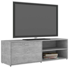 Móvel de TV 120x34x37 cm derivados de madeira cinzento cimento