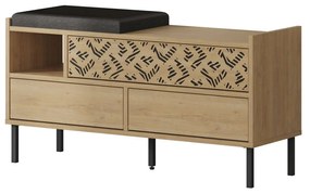 Hall Stand Berlin BC – Walnut Cream – 120 cm x 200 cm x 35 cm