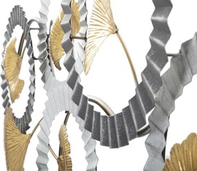 PAINEL DE PAREDE DE FERRO 3D ARTY -A- CM 126X5X58 MULTICOLOR