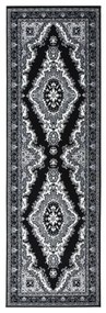 vidaXL Passadeira 100x350 cm polipropileno preto
