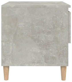 Mesas de cabeceira 2pcs 50x46x50cm deriv. madeira cinza cimento