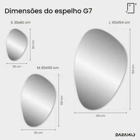 Espelho atípico com LED G7