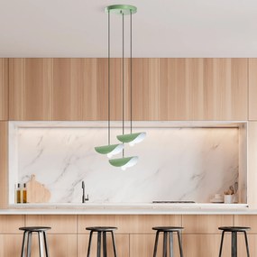 Candeeiro de Teto Eger – Menta – Diâmetro 50 cm