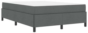 Cama Box Cinza escuro, Preto 140 x 200 cm