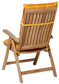 Madison Almofadão cadeira encosto alto Panama 123x50 cm brilho dourado