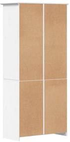 Estante BODO 82x40x173 cm madeira de pinho maciça branco