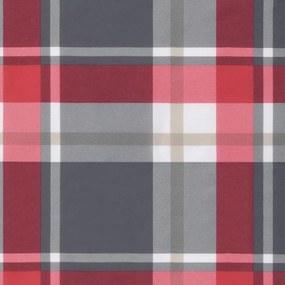 Almofadões cadeiras jardim 2pcs tecido oxford xadrez vermelho