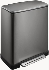 Caixote do lixo de reciclagem com pedal E-Cube, 28+18 L