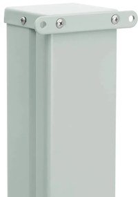 Toldo lateral retrátil para pátio 600x160 cm preto