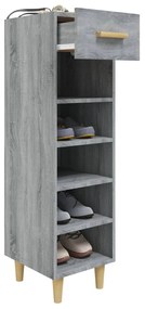 Sapateira 30x35x105 cm derivados de madeira cinzento sonoma