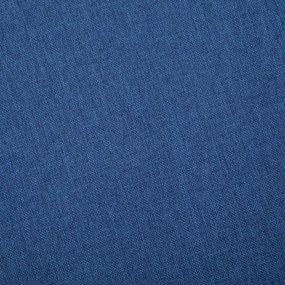 Sofá de 3 lugares em tecido azul