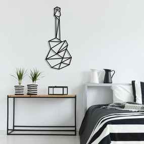 Acessório Decorativo de Parede Metal-393 – Preto – 23 x 55 cm