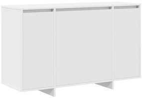 Buffet Branco Branco Madeira Engenheirada 120 x 41 x 75 cm
