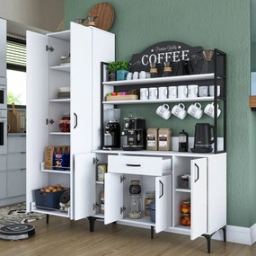 Armário Multiusos JE148 – Branco – 280x198,6x40 cm