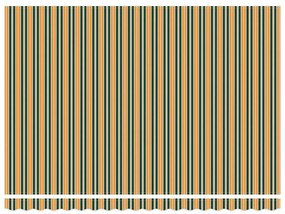 Sombrinha Retrátil Automática Verde e Amarelo 450 x 350 cm