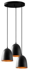 Candeeiro de Teto Tattoo – Preto – 44 x 44 cm