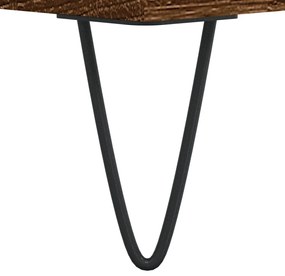 Mesa centro 90x44,5x45 cm derivados madeira carvalho castanho