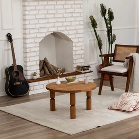 Mesa de Centro Ida – Chesnut – 70 cm x 40 cm x 70 cm
