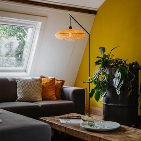 Candeeiro de pé oriental em bambu - Ostrava