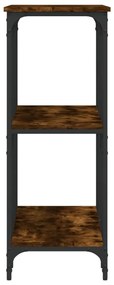 Mesa consola 102x35x90 cm derivados de madeira carvalho fumado