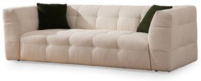 Sofá de 3 Lugares Cady – Bege – 235x100x72 cm