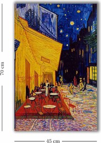 Pintura Decorativa em Tela 4570VANGOGH070 – Multicolor – 45 x 70 cm