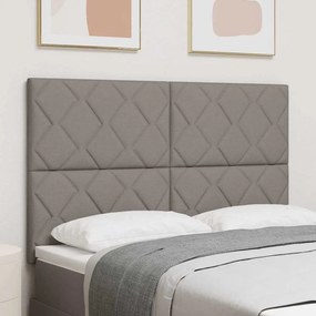 Cabeceira Diamond Taupe, 140 cm, em Tecido