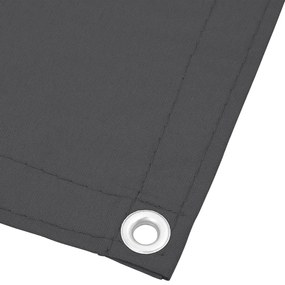 Tela de varanda 120x800 cm 100% poliéster oxford antracite