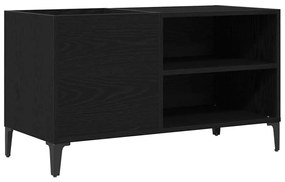 Armário de Gravação vidaXL Preto Carvalho 84,5x38x48 cm Madeira de eng