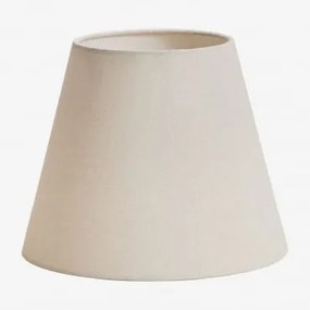 Abajur De Tecido Caracas Branco Quebrado & Ø25 Cm - Sklum