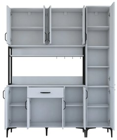 Armário Multiusos JE134 – Branco – 160x198,6x40 cm