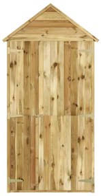 Abrigo p/ ferramentas c/ porta pinho impregnado 107x107x220 cm