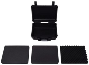 Caixa de equipamento protetora 40,6x33x17,4 cm preto