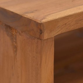 Móvel de TV 110x30x50 cm madeira de teca maciça