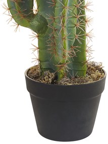 Planta artificial em vaso verde e preto 78 cm CACTUS Beliani