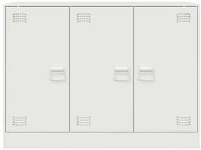 Aparador 99x39x73 cm aço branco