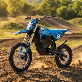 Mota cross para crianças Motocross  Motors Venom – 6500W 3 modos de condução Azul