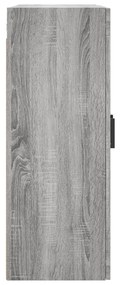 Móveis de parede 2 pcs derivados de madeira cinzento sonoma