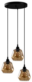 Chandelier Gold – Dourado e Preto – 39 x 39 cm