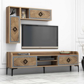 Unidade de TV Samba – Nogueira Azul – 180x52x35 cm