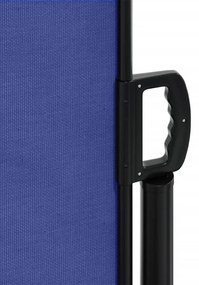Toldo lateral retrátil 140x300 cm azul