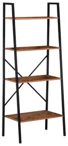 Estante com Prateleiras – Modelo Nancy – 60x35x145 – Madeira – 6 Nívei