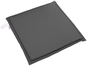 Almofadas de assento de jardim 2 pcs 45x45x2 cm antracite